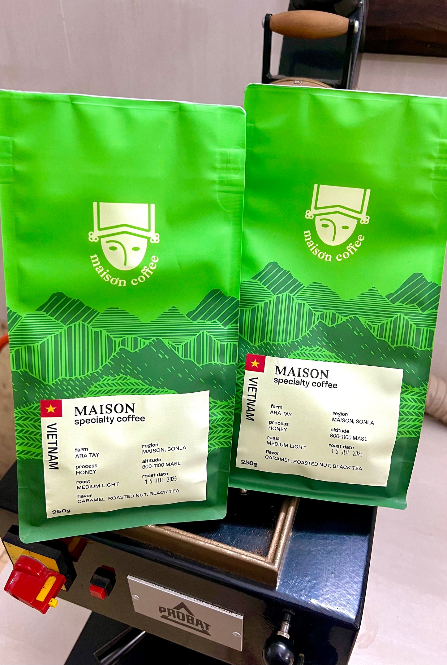 maison specialty coffee - whole bean/ground coffee bag