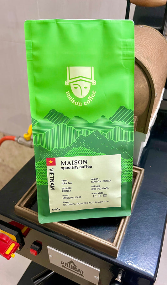 maison specialty coffee - whole bean/ground coffee bag